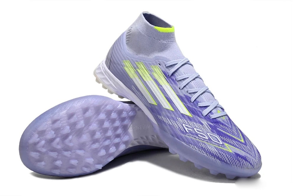 Torretin Bota Pro Artificial Turf Soccer Shoes Morado Verde