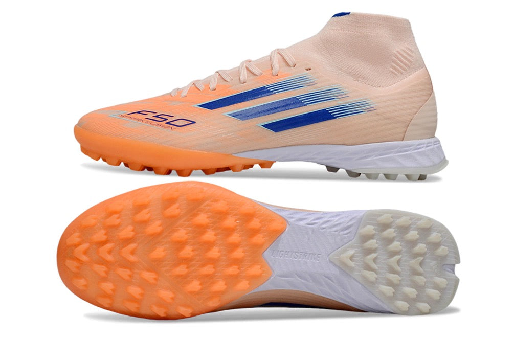 Torretin F50 Pro Artificial Turf Soccer Shoes Naranja Azul