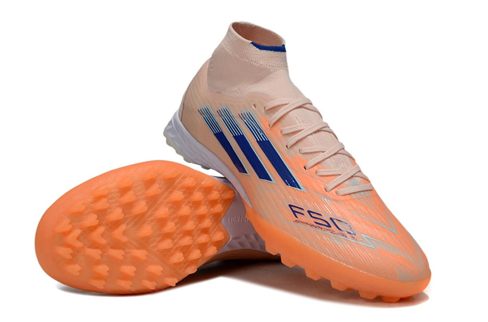 Torretin F50 Pro Artificial Turf Soccer Shoes Naranja Azul