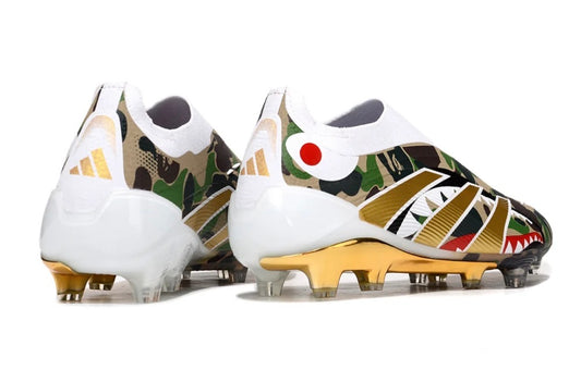 Guayos Sin Cordon Predator Edition Bape Militar