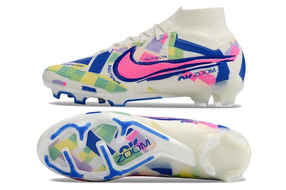 Guayos Mercurial Superfly 9 Blanco Multicolor