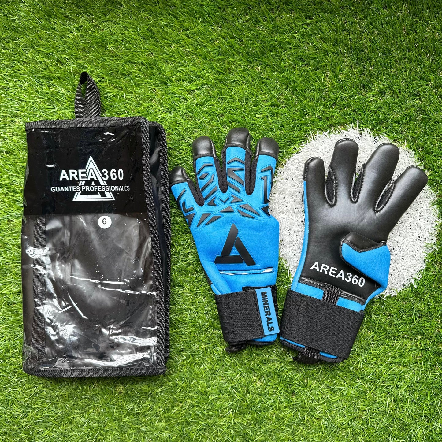 Guantes Pro Area 360 Azul Negro Antifracturante