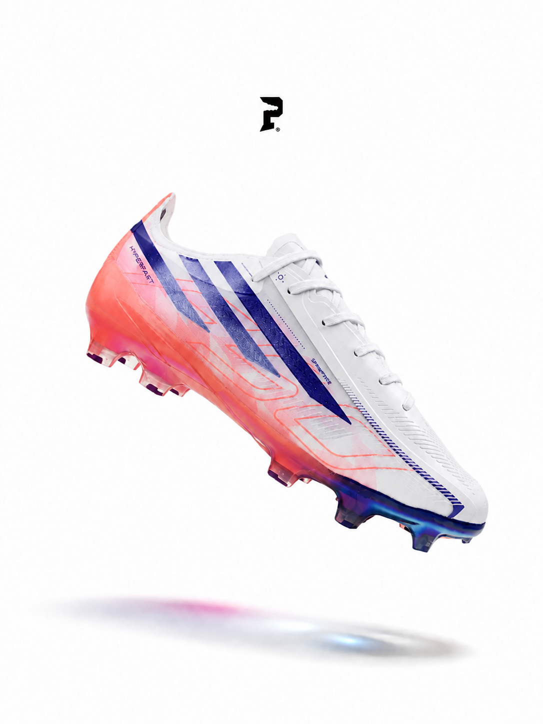 Guayo F50 Hyperfast FG Blanco / Azul / Coral