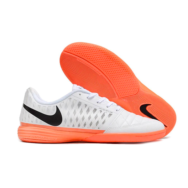 Futsal Jr Lunar Gato II Blanco Naranja