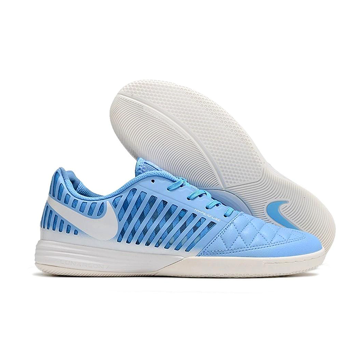 Futsal Jr Lunar Gato II Celeste Blanco