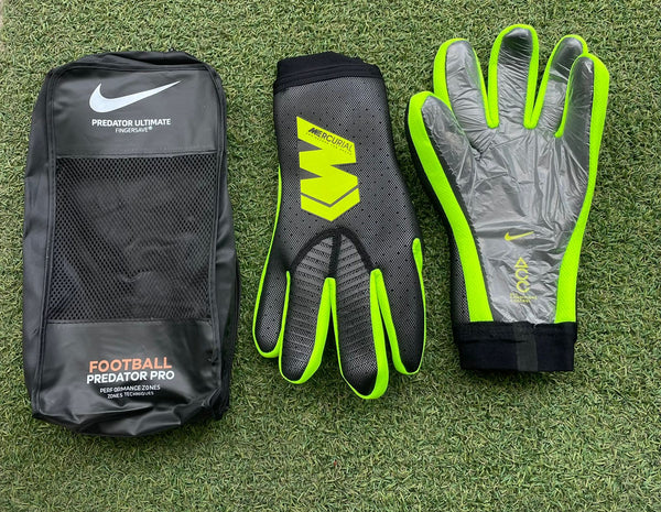 GUANTES MERCURIAL NEGRO VERDE