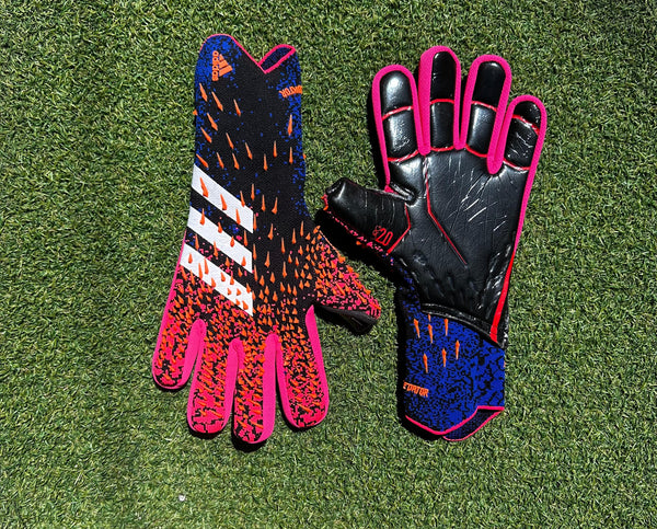 GUANTES PREDATOR NEGRO MORADO