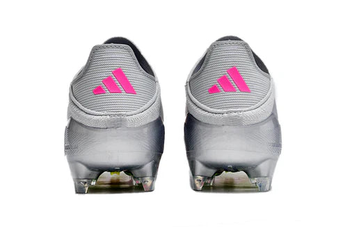 Guayos F50 Elite Gris Rosado Niño