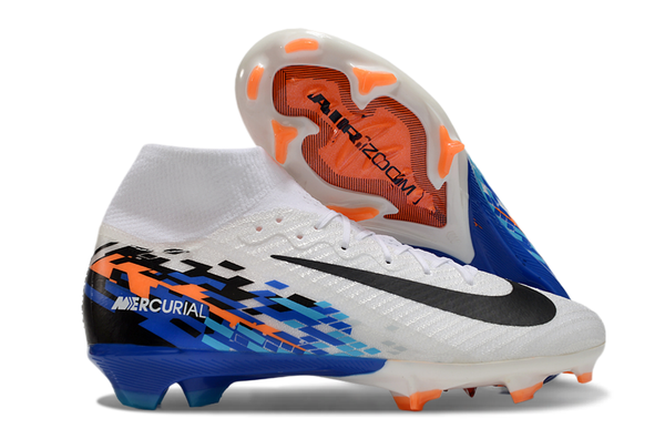 Guayos Mercurial Superfly 11 Blanco Azul