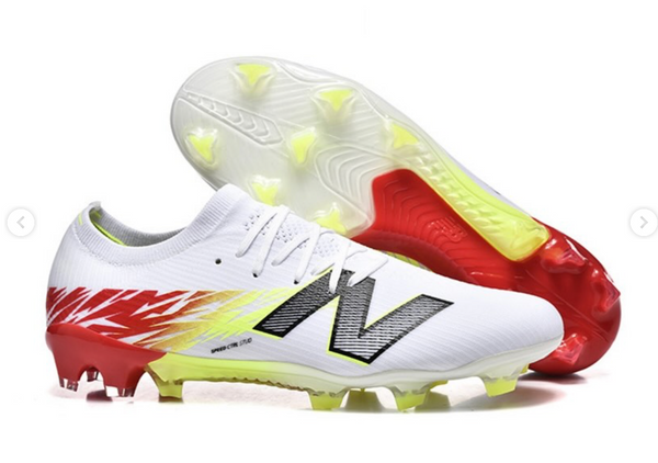Guayos New Balance Furon Elite FG V8 Blanco Rojo
