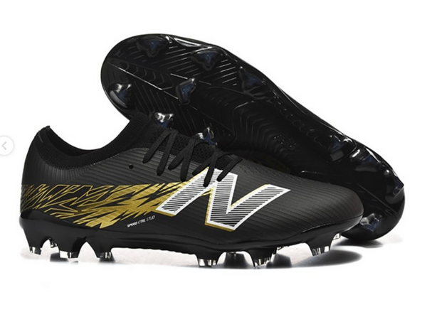 Guayos New Balance Furon Elite FG V8 Negro Dorado
