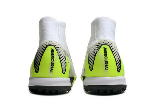 Torretin Mercurial Superfly 11 Blanco Negro Verde Niño