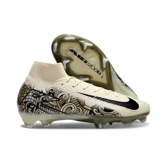 Guayos Mercurial Superfly 16 Beige Graffiti Edition
