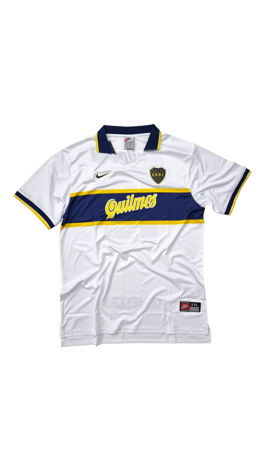 Camiseta Boca Juniors 1997-1998  Retro Blanca