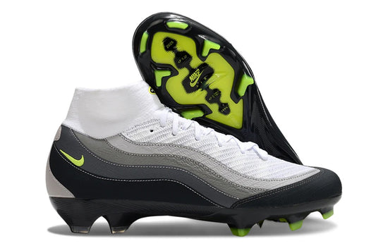Guayos Phantom Superfly X Elite FG X AM95 Gris Negro/Verde Niño