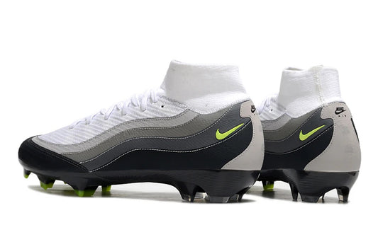 Guayos Phantom Superfly X Elite FG X AM95 Gris Negro/Verde Niño