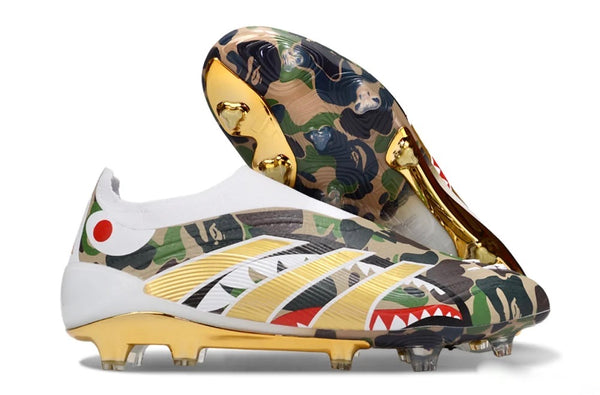 Guayos Sin Cordon Predator Edition Bape Militar
