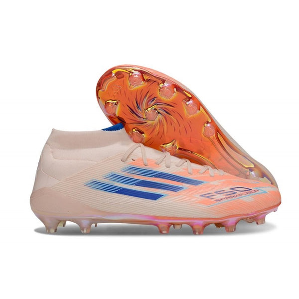 Guayos F50 Elite Naranja/Piel Bota