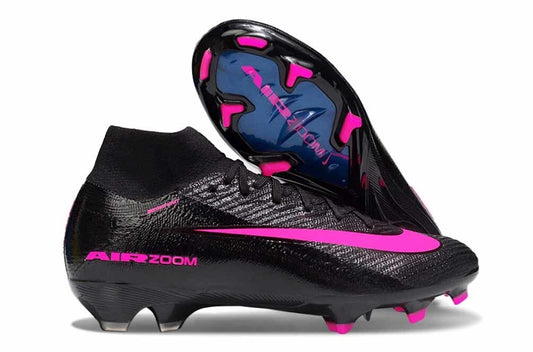 Guayos Mercurial Superfly Elite FG Negro Rosado