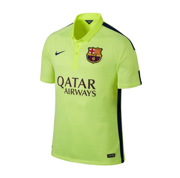 Camiseta Retro Barcelona 2014 - 2015 Segunda Equipacion Verde