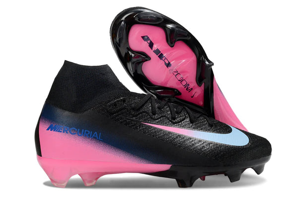 Guayos Mercurial Superfly Elite FG Negro Rosado