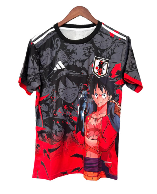 Camiseta Japon Anime 2025/2026 Negro Rojo