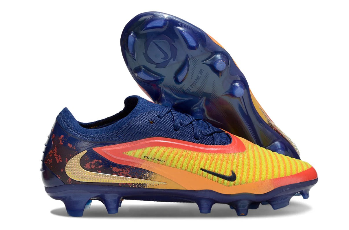 Guayos Phantom 6 Low Elite FG Amarillo Azul